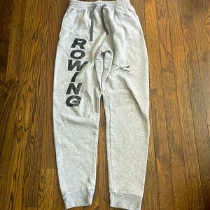 Rowing sweats worn few times, vintage looking with pockets